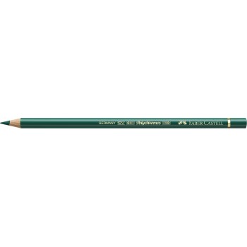 Creion colorat polychromos verde faber-castell