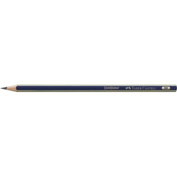 Creion grafit 3h fara guma goldfaber 1221 faber-castell