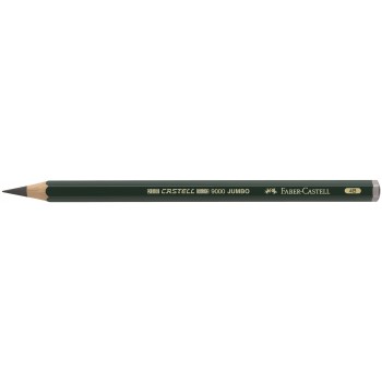 Creion grafit 4b castell jumbo faber-castell