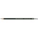 Creion grafit b cu guma castell 9000 faber-castell