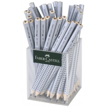 Creion grafit fara guma jumbo 2*36 cutie plastic faber-castell