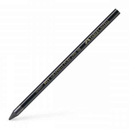 Creion grafit fara lemn 9b pitt monochrome faber-castell