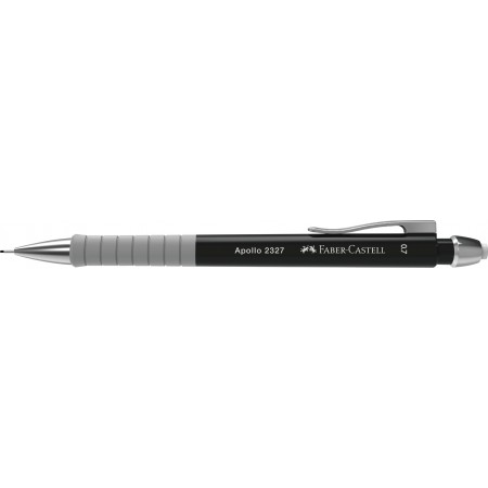 Creion mecanic 0.7mm negru apollo faber-castell