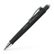 Creion mecanic 0.7mm poly matic negru faber-castell