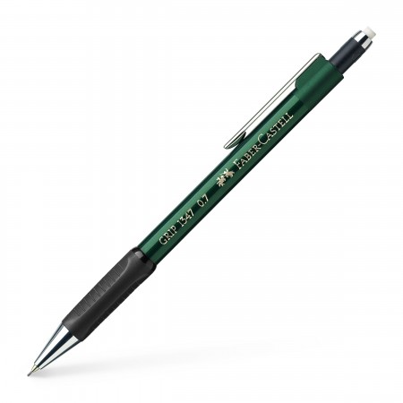 Creion mecanic 0.7mm verde grip 1347 faber-castell Creion mecanic 0.7mm verde grip 1347 faber-castell