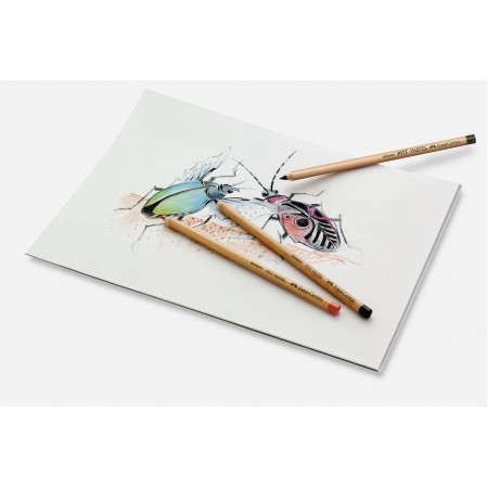 Creion pastel pitt gri rece iv faber-castell