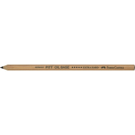 Creion ulei pastel pitt negru extra dur faber-castell
