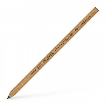 Creion ulei pastel pitt negru extra dur faber-castell