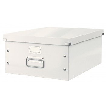 Cutie depozitare mare alba click&store leitz Cutie depozitare mare alba click&store leitz