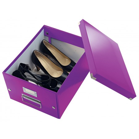 Cutie depozitare medie mov click&store leitz