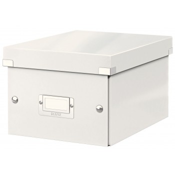 Cutie depozitare mica alba click&store leitz