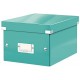 Cutie depozitare mica turcoaz click&store leitz Cutie depozitare mica turcoaz click&store leitz