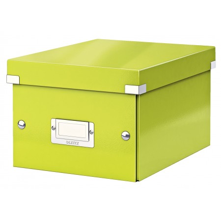 Cutie depozitare mica verde click&store leitz