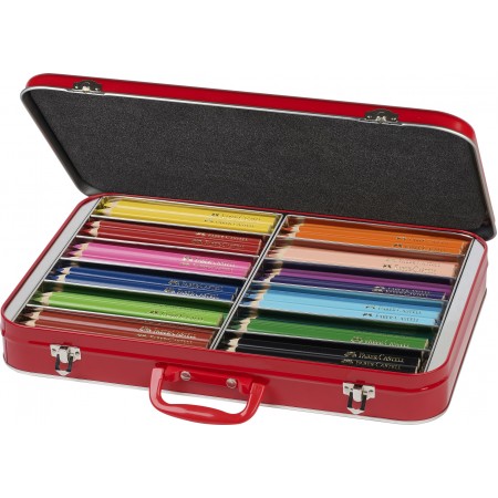 Cutie metal 144 creioane colorate jumbo faber-castell Cutie metal 144 creioane colorate jumbo faber-castell