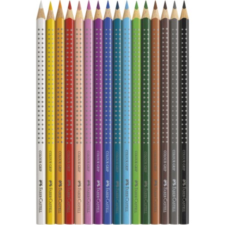 Cutie metal 300 creioane colorate grip faber-castell Cutie metal 300 creioane colorate grip faber-castell