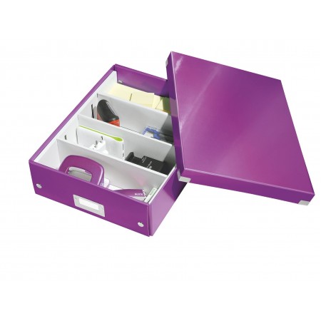 Cutie organizer medie mov click&store leitz