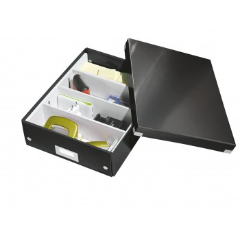 Cutie organizer medie neagra click&store leitz Cutie organizer medie neagra click&store leitz