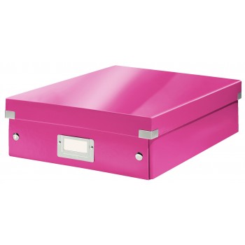 Cutie organizer medie roz click&store leitz