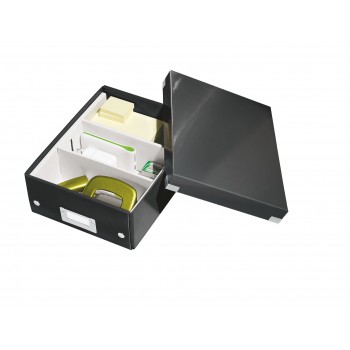 Cutie organizer mica neagra click&store leitz Cutie organizer mica neagra click&store leitz
