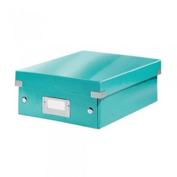 Cutie organizer mica turcoaz click&store leitz