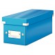Cutie pentru cd-uri albastra click&store leitz