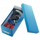 Cutie pentru cd-uri albastra click&store leitz