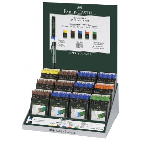 Display 144 buc mine creion super-polymer faber-castell