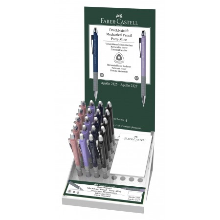 Display 20 buc creion mecanic 0.5mm apollo faber-castell Display 20 buc creion mecanic 0.5mm apollo faber-castell