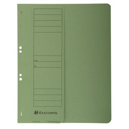 Dosar carton capse 1/2 verde exacompta