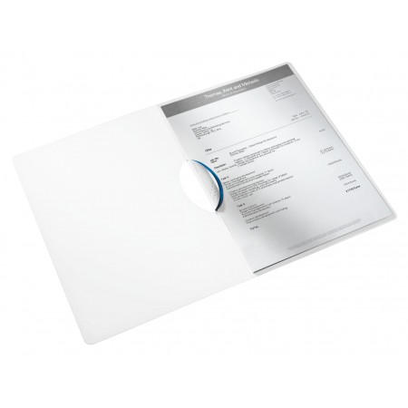 Dosar plastic cu clip albastru metalizat colorclip wow leitz