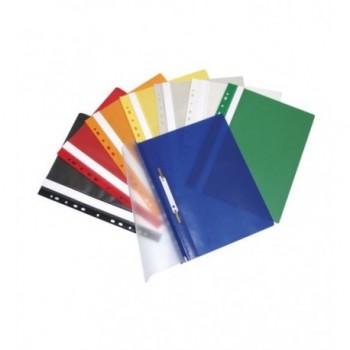 Dosar plastic cu sina si multiperforatii galben noki