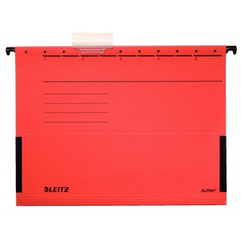 Dosar suspendabil cu burduf rosu alpha leitz Dosar suspendabil cu burduf rosu alpha leitz