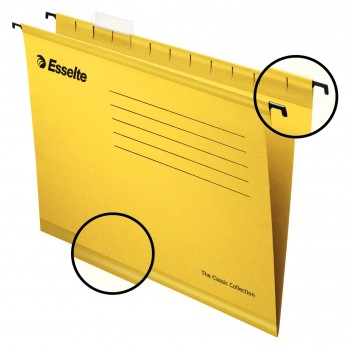 Dosar suspendabil galben standard pendaflex esselte
