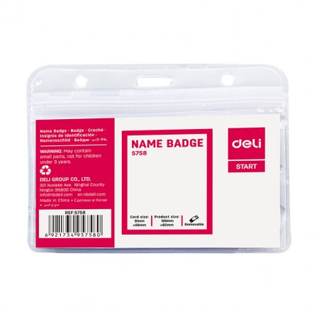 Ecuson orizontal 91*56mm 10 buc/set deli