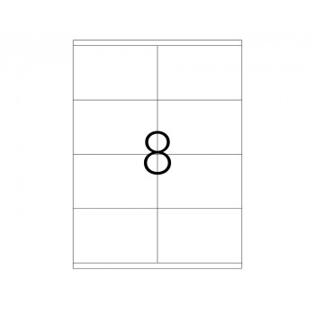 Etichete 8/a4 105*70mm colturi drepte 100/top tanex