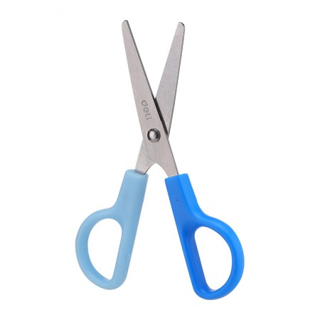 Foarfeca scolara 12cm cu protectie plastic deli