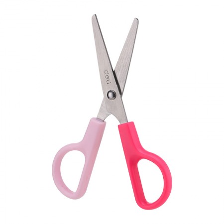 Foarfeca scolara 12cm cu protectie plastic deli