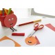 Foarfeca scolara cu protectie grip rosie faber-castell Foarfeca scolara cu protectie grip rosie faber-castell