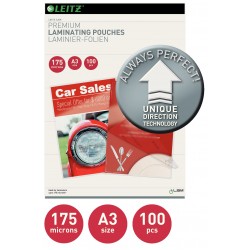 Folie a3 175 microni 100/top udt leitz