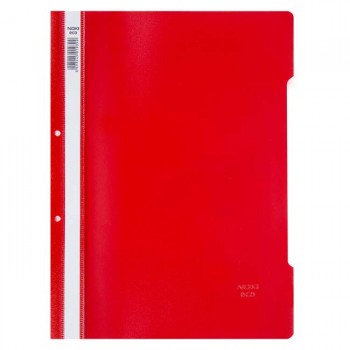 Dosar plastic cu sina si gauri rosu noki