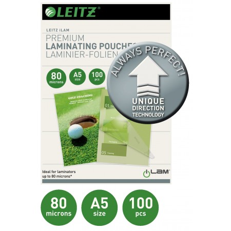 Folie a5 80 microni 100/top udt leitz