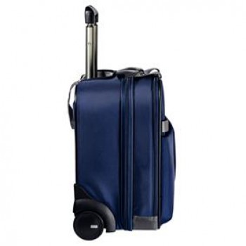 Geanta cu 2 rotile albastru-violet smart traveller leitz