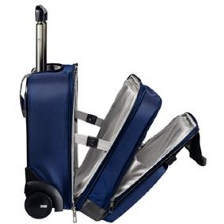 Geanta cu 2 rotile albastru-violet smart traveller leitz