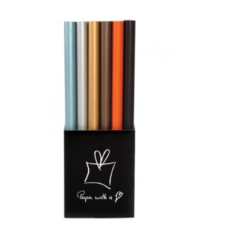 Hartie ambalaj rola 70cm x 2m kraft colours rotolux
