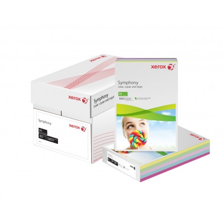 Hartie copiator a4 asortata mid 80g 5*50/top xerox