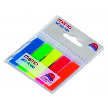 Index adeziv plastic 12*45mm set 5 culori noki