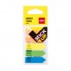 Index adeziv plastic sageata 12*43mm 5 culori 20 file deli