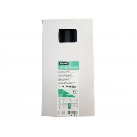 Inel plastic 32mm negru pt 241-280 coli 50/cut fellowes Inel plastic 32mm negru pt 241-280 coli 50/cut fellowes