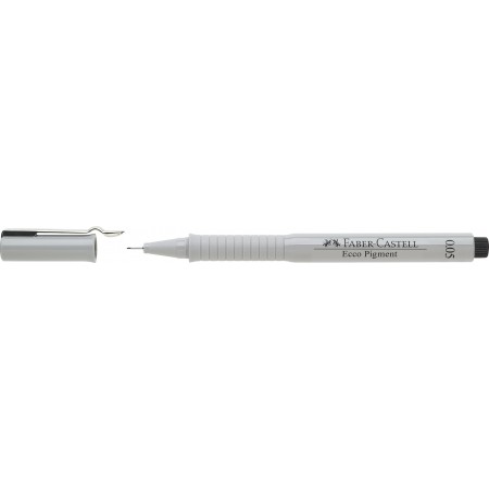 Liner 0.05mm negru eco pigment faber-castell