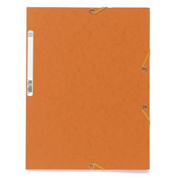 Mapa carton cu elastic 400g portocalie exacompta